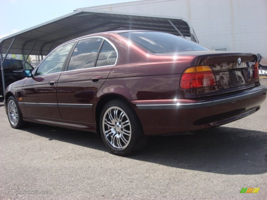 1998 5 Series 528i Sedan - Canyon Red Metallic / Sand Beige photo #4