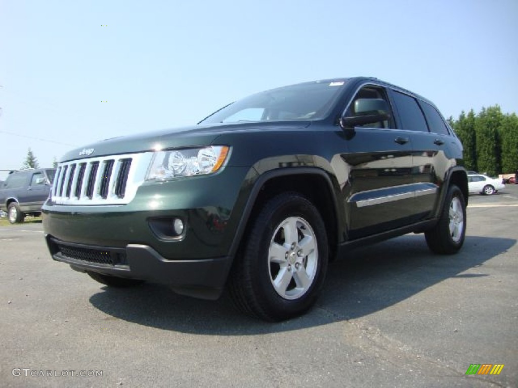2011 Grand Cherokee Laredo 4x4 - Natural Green Pearl / Dark Graystone/Medium Graystone photo #1