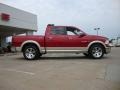 2009 Inferno Red Crystal Pearl Dodge Ram 1500 Laramie Crew Cab  photo #2