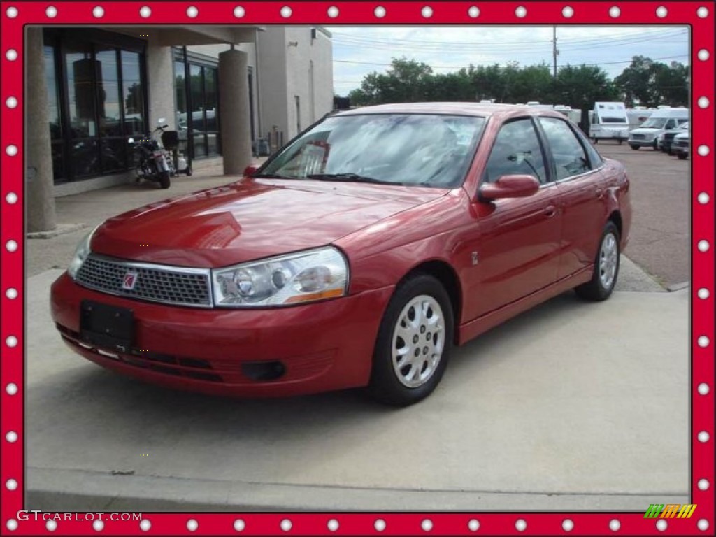 2003 L Series L200 Sedan - Medium Red / Gray photo #1