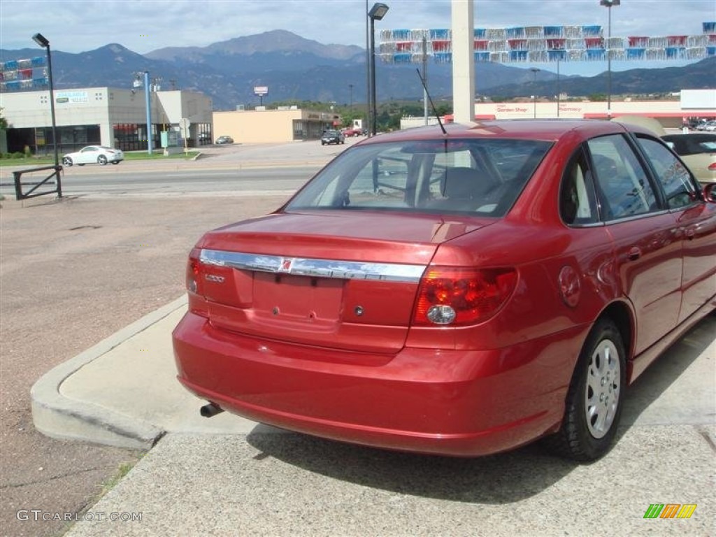 2003 L Series L200 Sedan - Medium Red / Gray photo #3