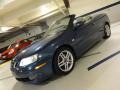 2007 Fusion Blue Metallic Saab 9-3 2.0T Convertible  photo #2