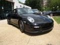 2008 Black Porsche 911 Turbo Cabriolet  photo #3