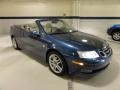 2007 Fusion Blue Metallic Saab 9-3 2.0T Convertible  photo #4