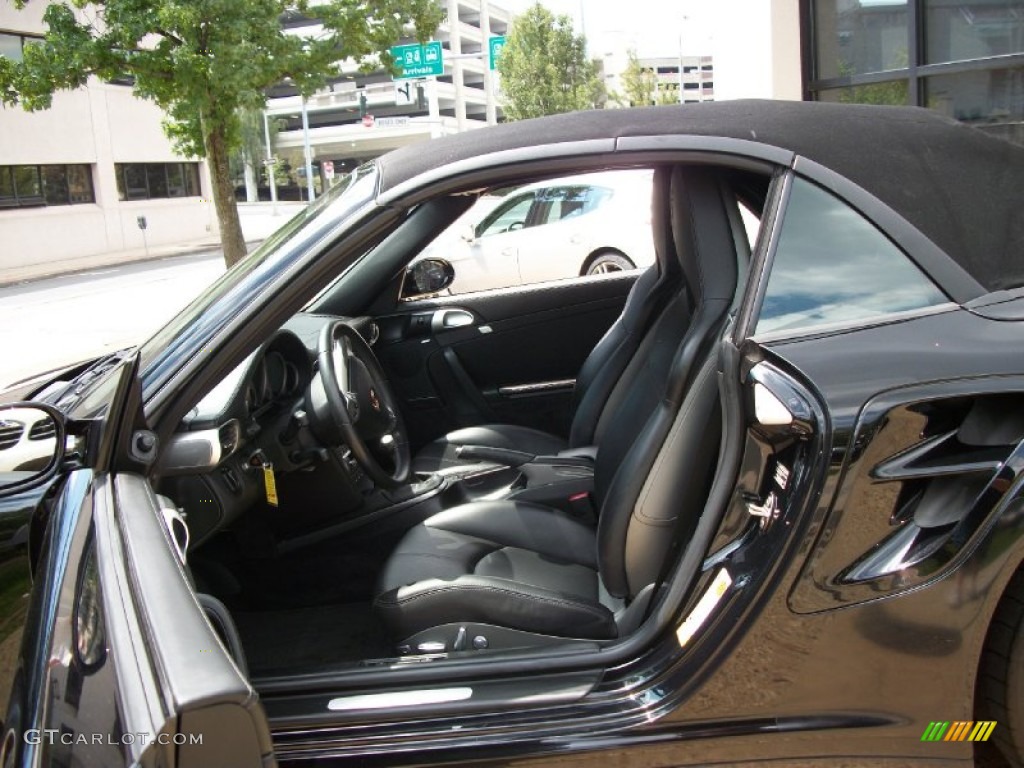Black Interior 2008 Porsche 911 Turbo Cabriolet Photo #53446697