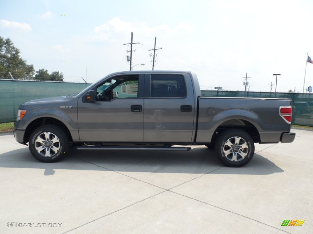 2011 F150 XLT SuperCrew - Sterling Grey Metallic / Black photo #6