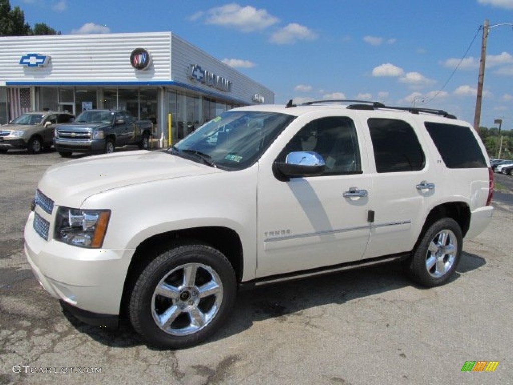 2011 Tahoe LTZ 4x4 - White Diamond Tricoat / Ebony photo #1