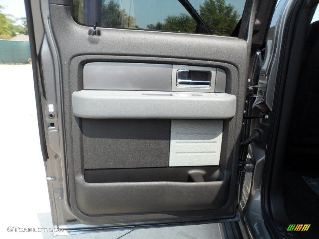 2011 F150 XLT SuperCrew - Sterling Grey Metallic / Black photo #22