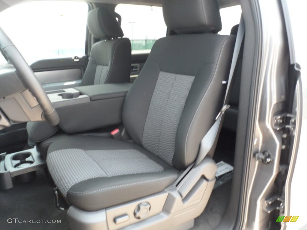 Black Interior 2011 Ford F150 XLT SuperCrew Photo #53449790