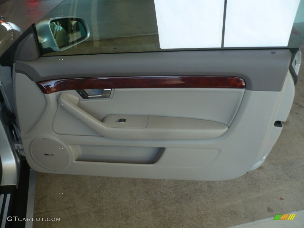 2003 Audi A4 3.0 Cabriolet Platinum Door Panel Photo #53451112