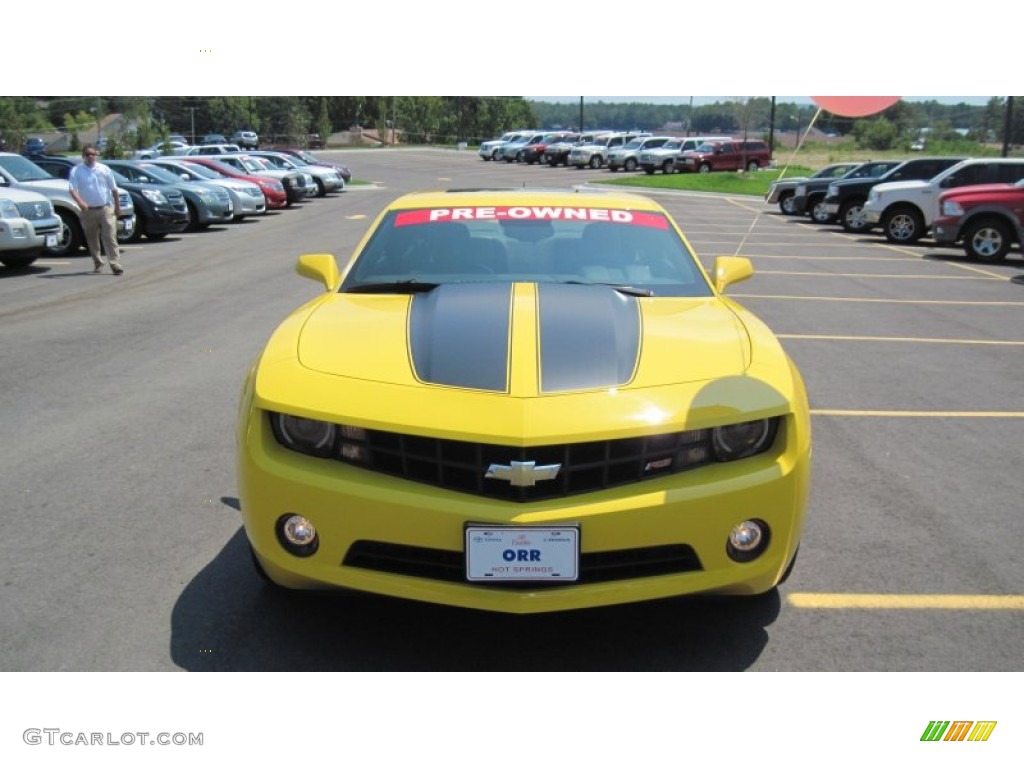 2010 Camaro LT/RS Coupe - Rally Yellow / Black photo #8