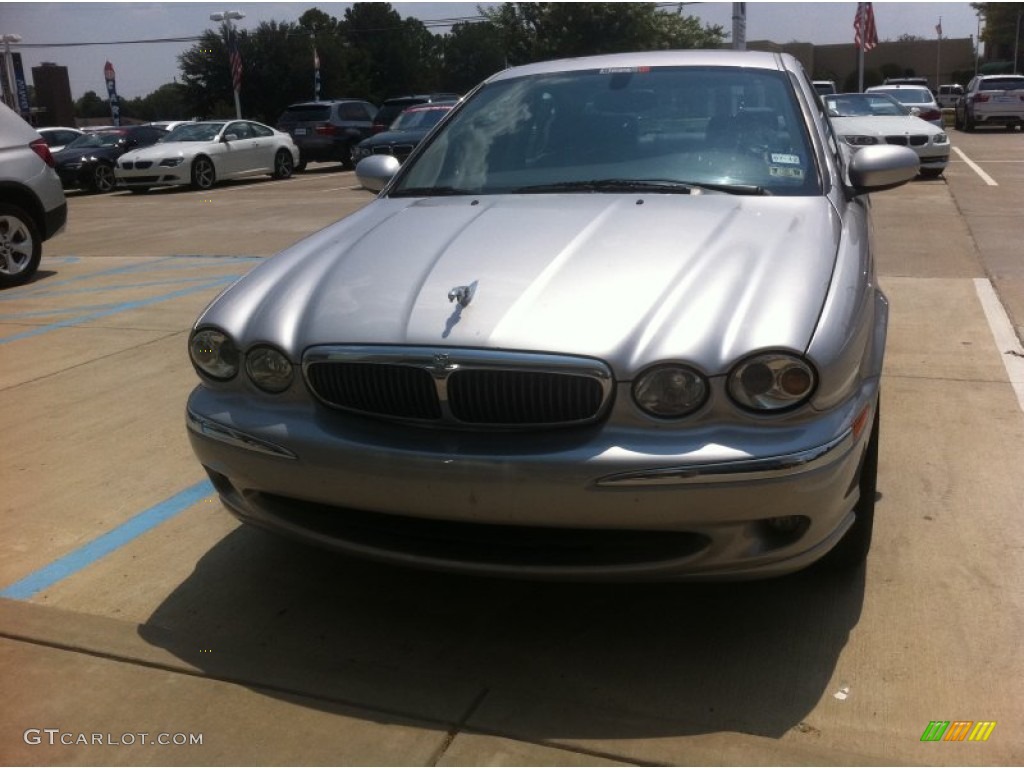 2003 X-Type 2.5 - Platinum Silver Metallic / Charcoal photo #2