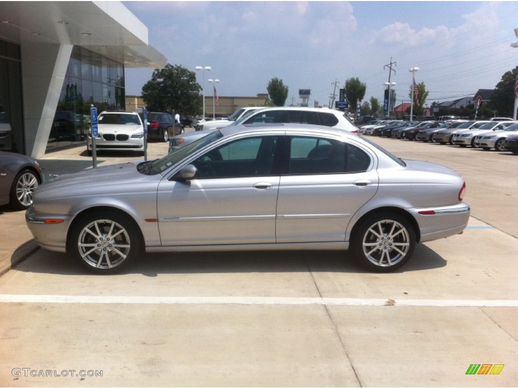 2003 X-Type 2.5 - Platinum Silver Metallic / Charcoal photo #3