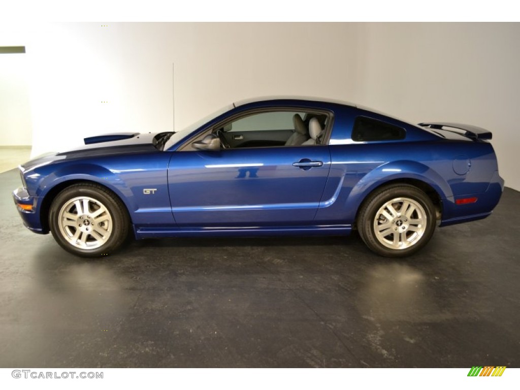 Vista Blue Metallic 2008 Ford Mustang GT Deluxe Coupe Exterior Photo #53452240