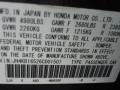 NH658P: Carbon Gray Pearl 2006 Acura RL 3.5 AWD Sedan Color Code