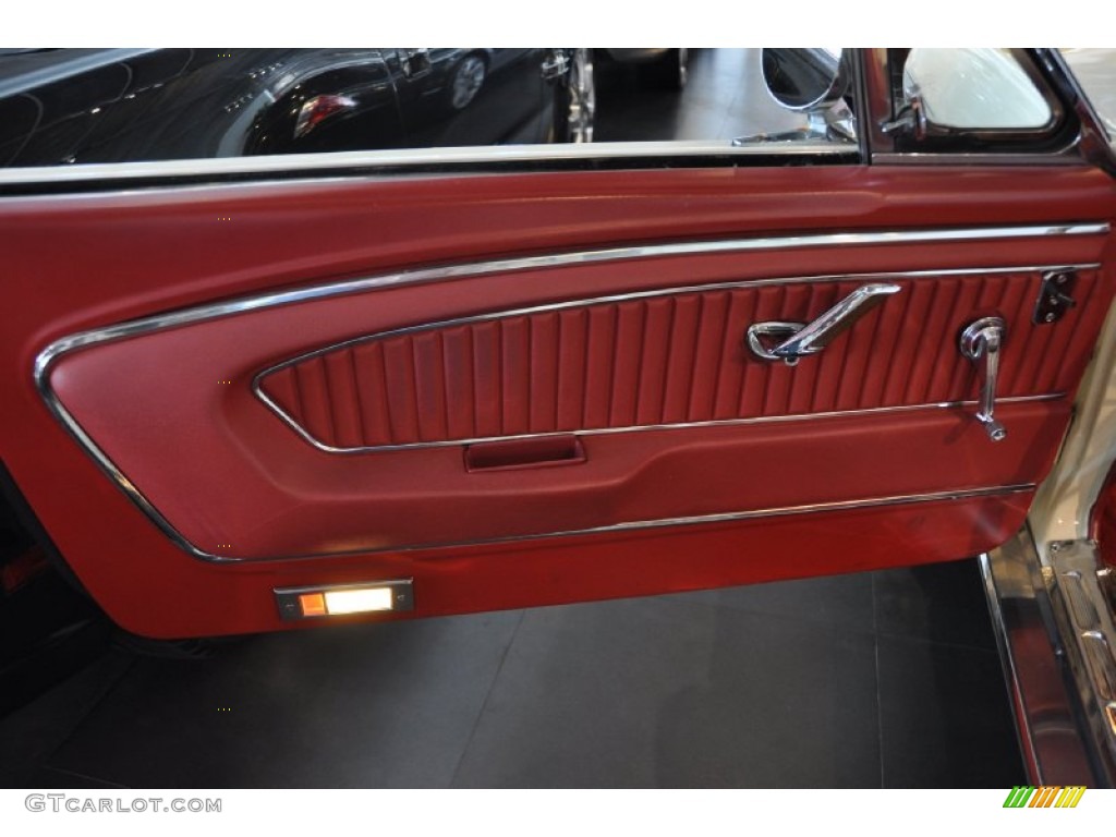 1964 Ford Mustang Convertible Pony Red Door Panel Photo #53452550