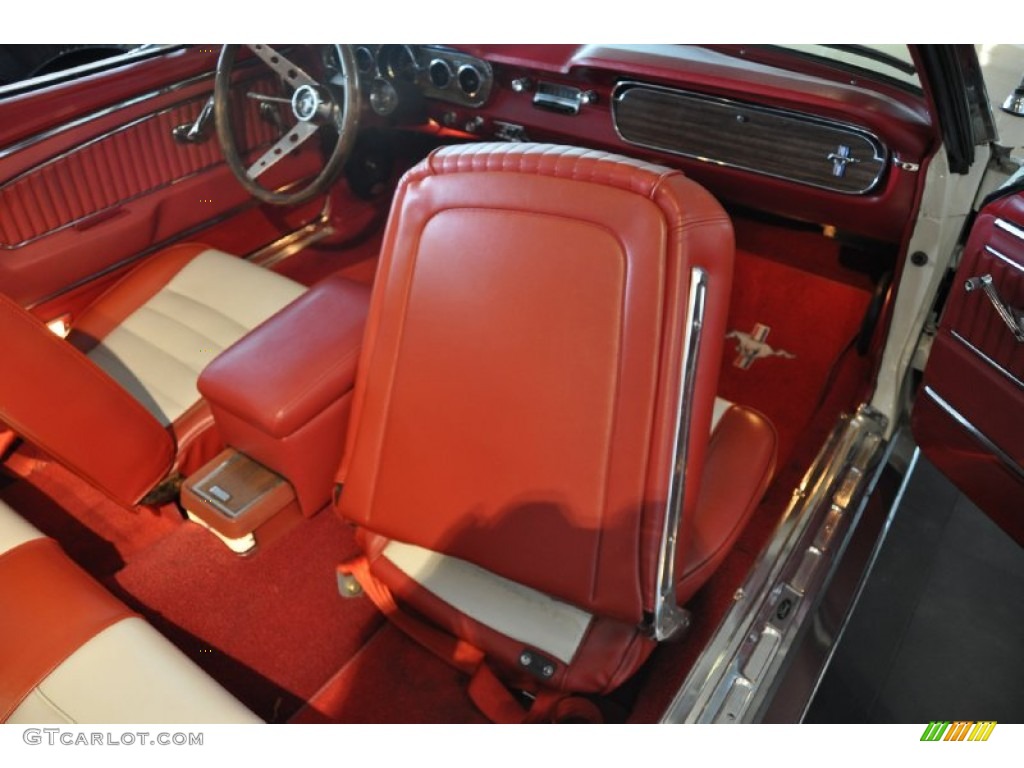 Pony Red Interior 1964 Ford Mustang Convertible Photo #53452709