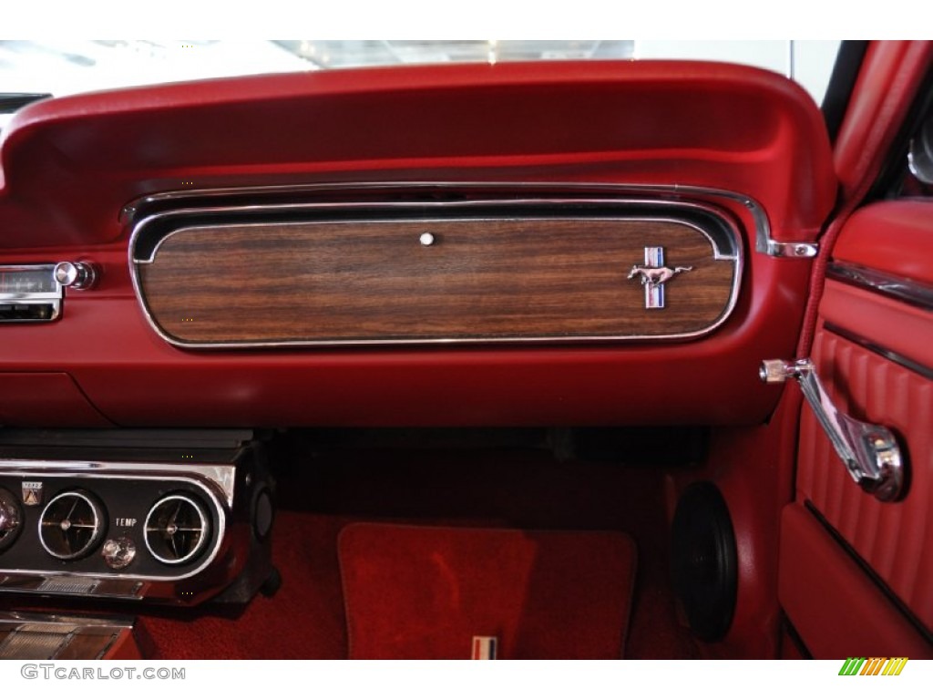 1964 Ford Mustang Convertible Pony Red Dashboard Photo #53452853