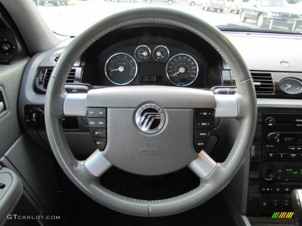 2006 Mercury Montego Luxury Shale Steering Wheel Photo #53454224