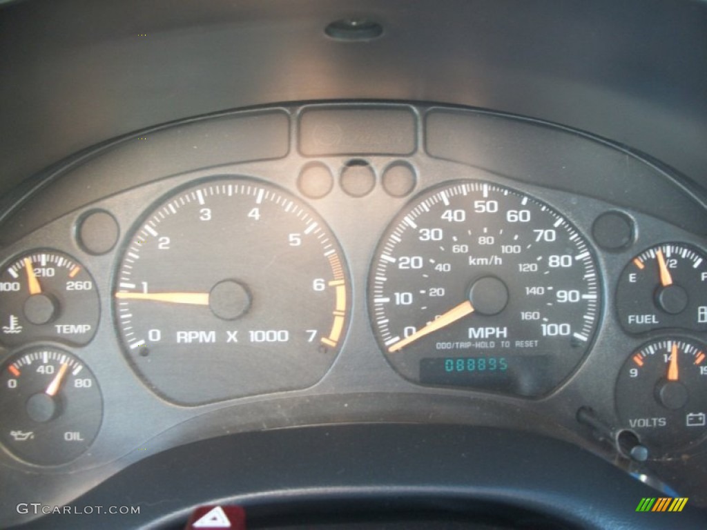 2002 Chevrolet S10 LS Extended Cab Gauges Photo #53456160