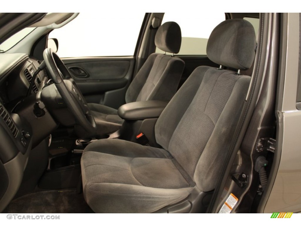 Dark Flint Grey Interior 2004 Mazda Tribute LX V6 4WD Photo #53456171