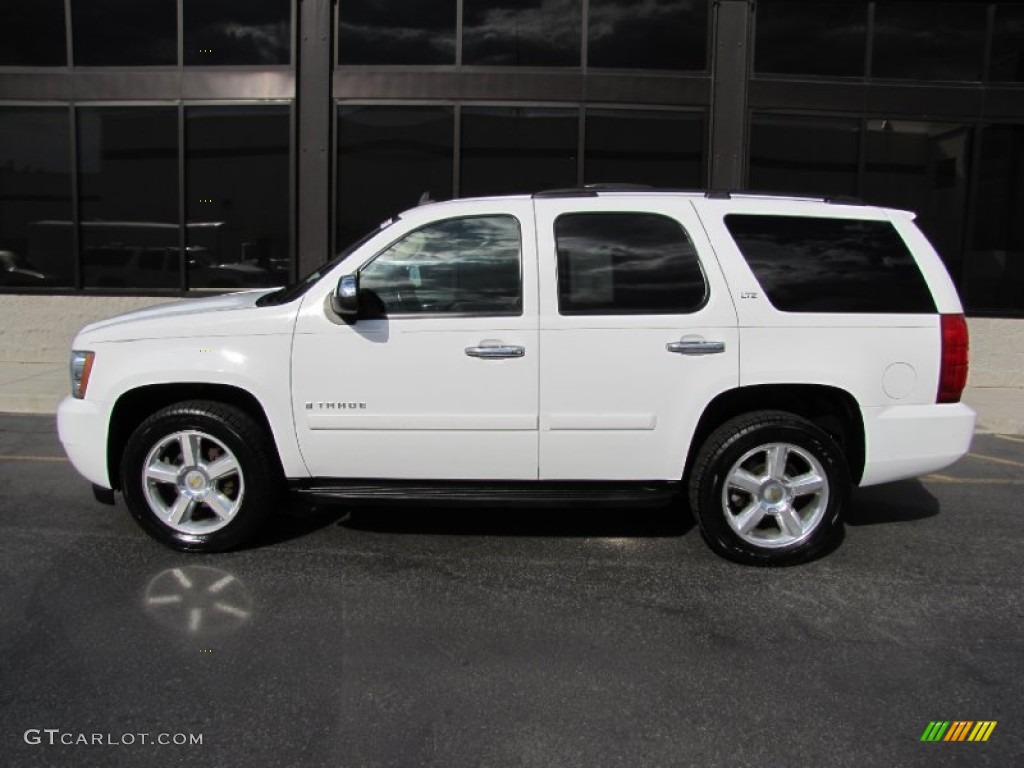 Summit White 2007 Chevrolet Tahoe LTZ 4x4 Exterior Photo #53456645