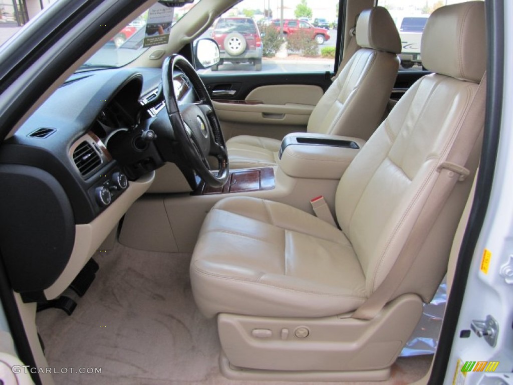 Light Cashmere/Ebony Interior 2007 Chevrolet Tahoe LTZ 4x4 Photo #53456660