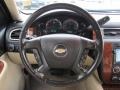 Light Cashmere/Ebony 2007 Chevrolet Tahoe LTZ 4x4 Steering Wheel
