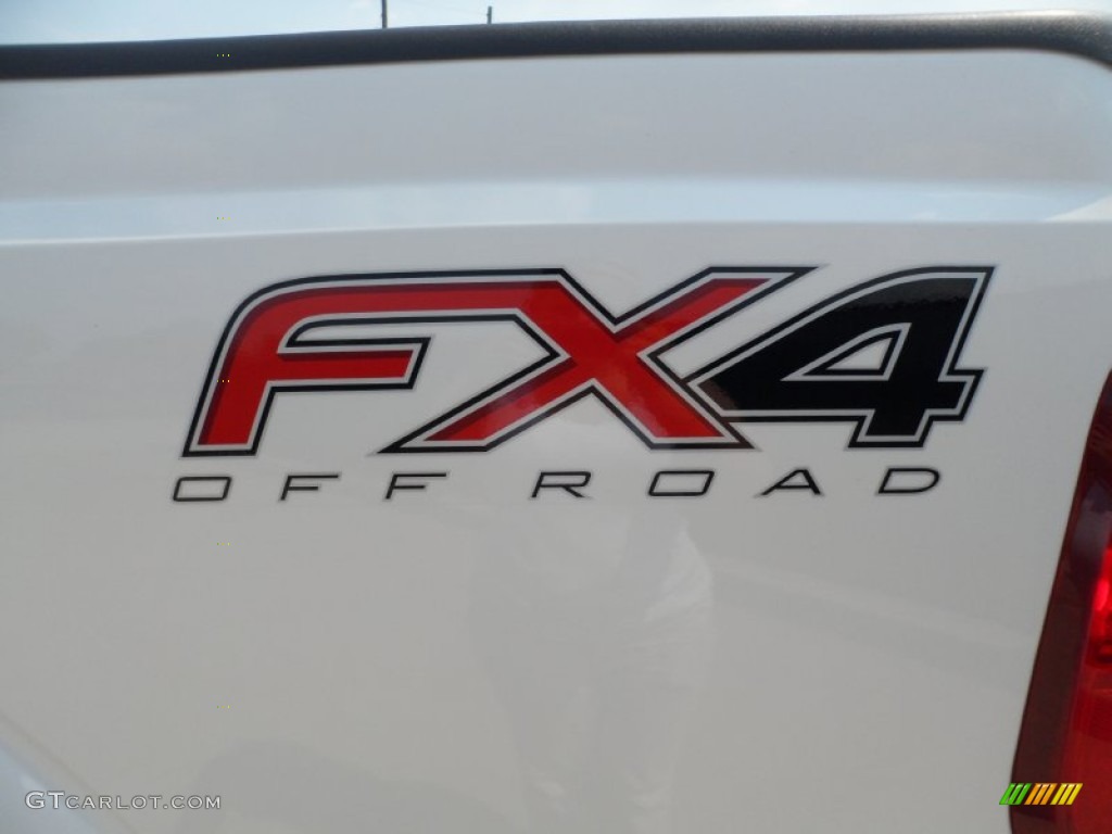 2012 F250 Super Duty Lariat Crew Cab 4x4 - White Platinum Metallic Tri-Coat / Black photo #19