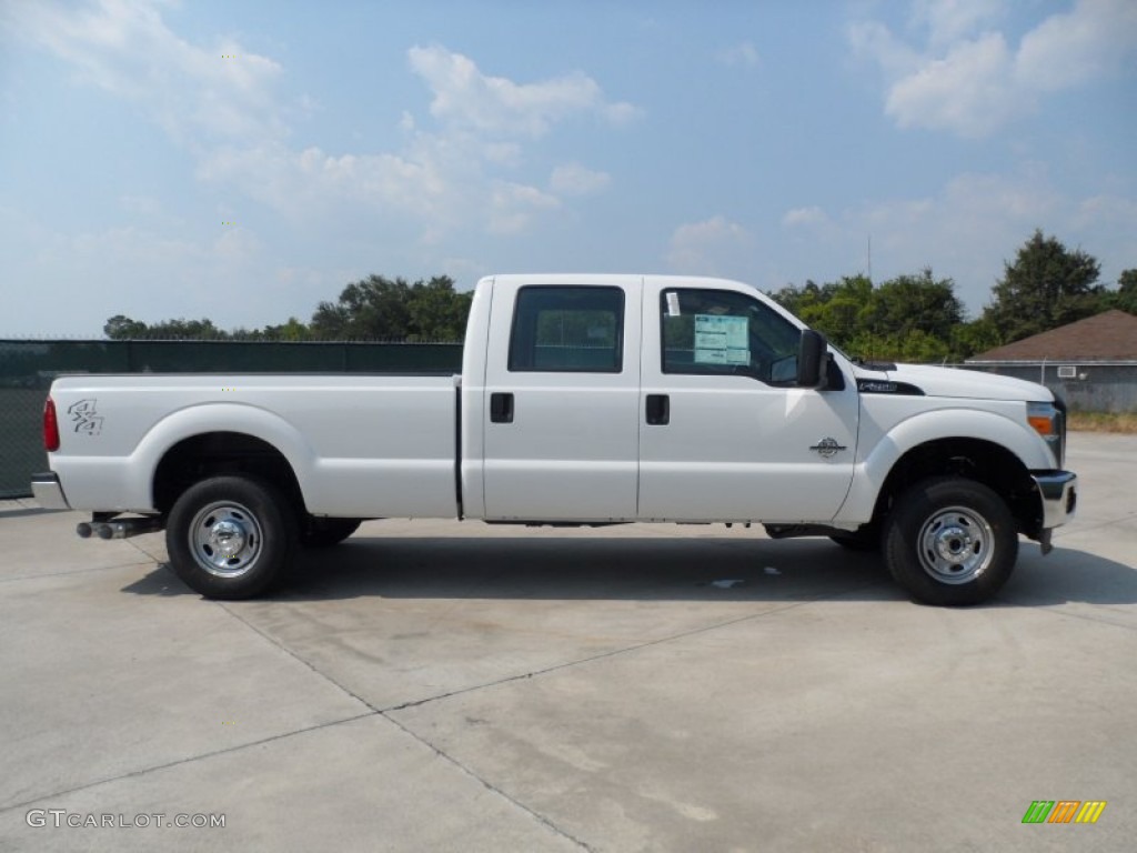 Oxford White 2012 Ford F250 Super Duty XL Crew Cab 4x4 Exterior Photo #53458164