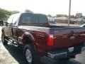 Dark Toreador Red - F250 Super Duty Lariat Crew Cab 4x4 Photo No. 10