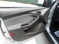 Charcoal Black 2012 Ford Focus S Sedan Door Panel