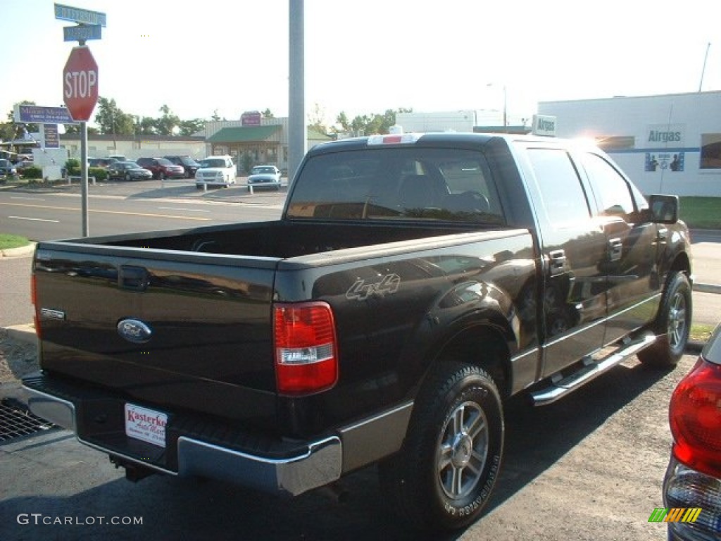 2006 F150 XLT SuperCrew 4x4 - Black / Tan photo #6