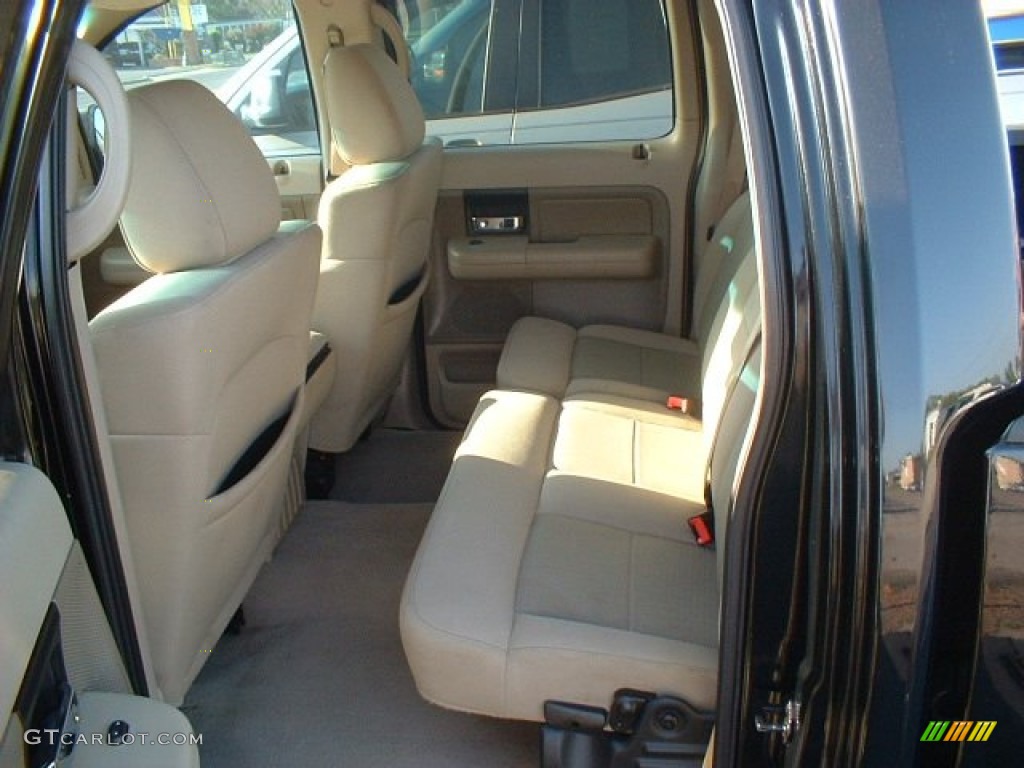 2006 F150 XLT SuperCrew 4x4 - Black / Tan photo #8