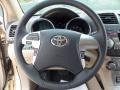 Sand Beige Steering Wheel Photo for 2012 Toyota Highlander #53459727
