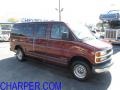 1999 Dark Carmine Red Metallic Chevrolet Express 2500 LS Passenger Van #53410553
