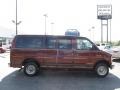 1999 Dark Carmine Red Metallic Chevrolet Express 2500 LS Passenger Van  photo #2