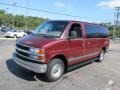 1999 Dark Carmine Red Metallic Chevrolet Express 2500 LS Passenger Van  photo #5