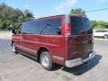Dark Carmine Red Metallic 1999 Chevrolet Express 2500 LS Passenger Van Exterior