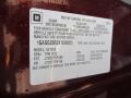 1999 Chevrolet Express 2500 LS Passenger Van Info Tag