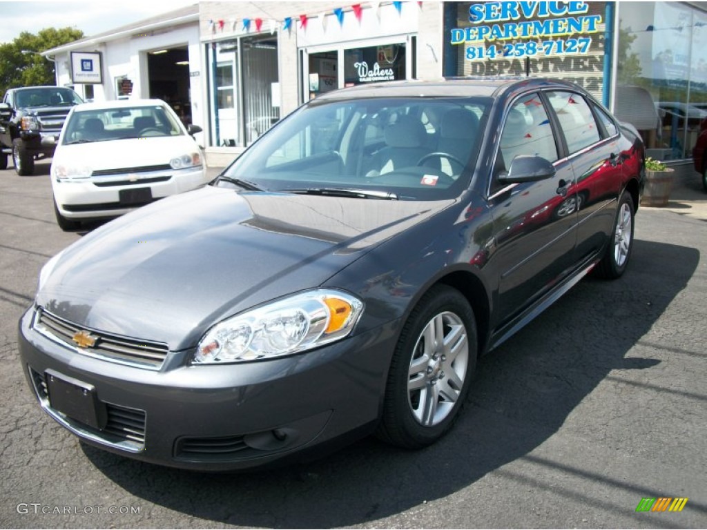 2011 Impala LT - Cyber Gray Metallic / Ebony photo #4