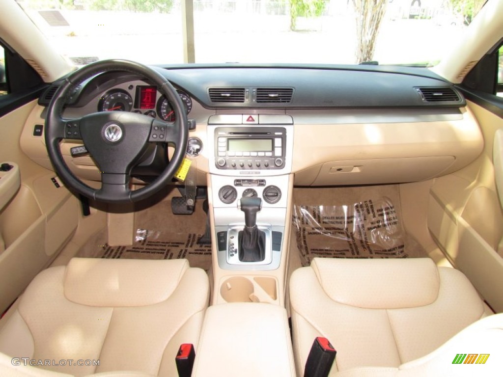 2009 Volkswagen Passat Komfort Sedan Cornsilk Beige Dashboard Photo #53461211