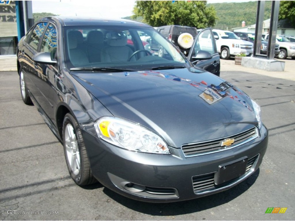 2011 Impala LT - Cyber Gray Metallic / Ebony photo #27