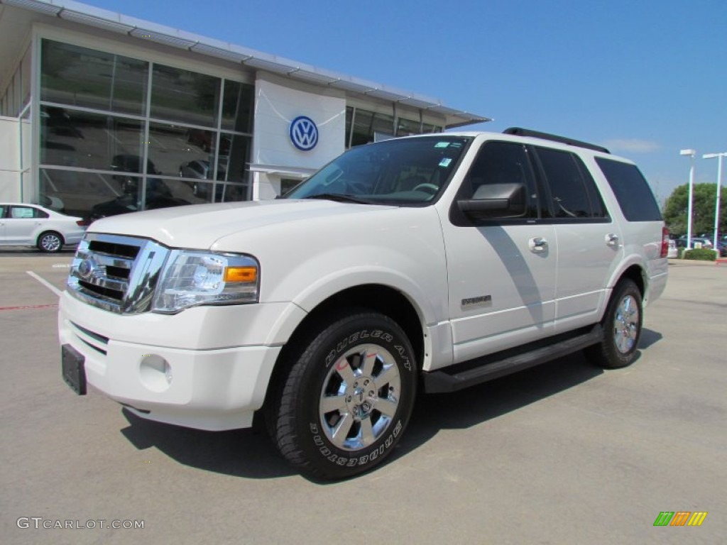 2008 Oxford White Ford Expedition XLT 53410041 Photo 4