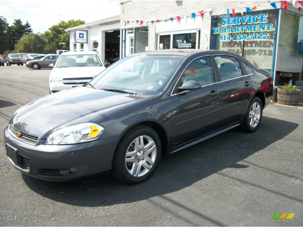 2011 Impala LT - Cyber Gray Metallic / Ebony photo #49