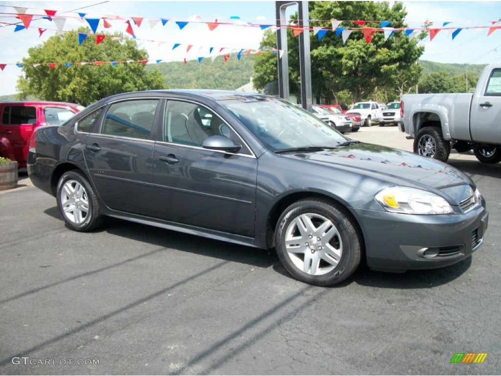 2011 Impala LT - Cyber Gray Metallic / Ebony photo #50