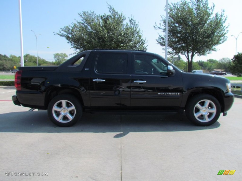 Black 2008 Chevrolet Avalanche LTZ Exterior Photo #53462390