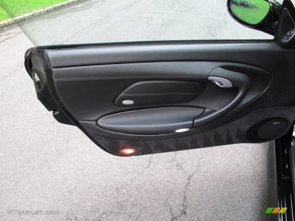 2003 Porsche 911 Carrera 4S Coupe Black Door Panel Photo #53462407