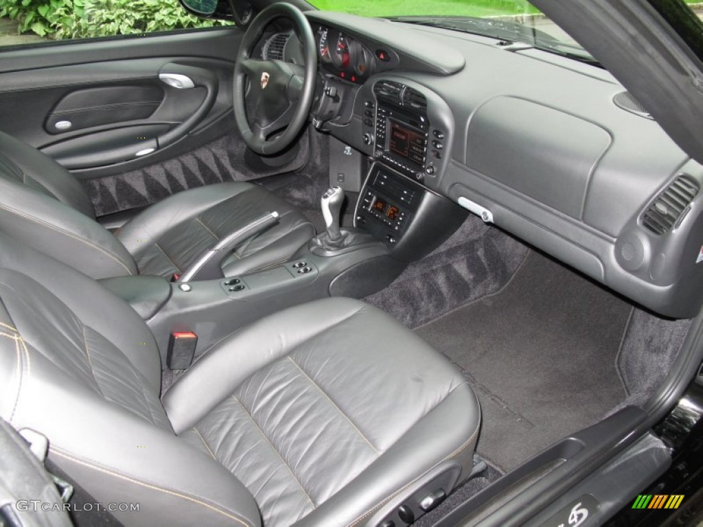 Black Interior 2003 Porsche 911 Carrera 4S Coupe Photo #53462420
