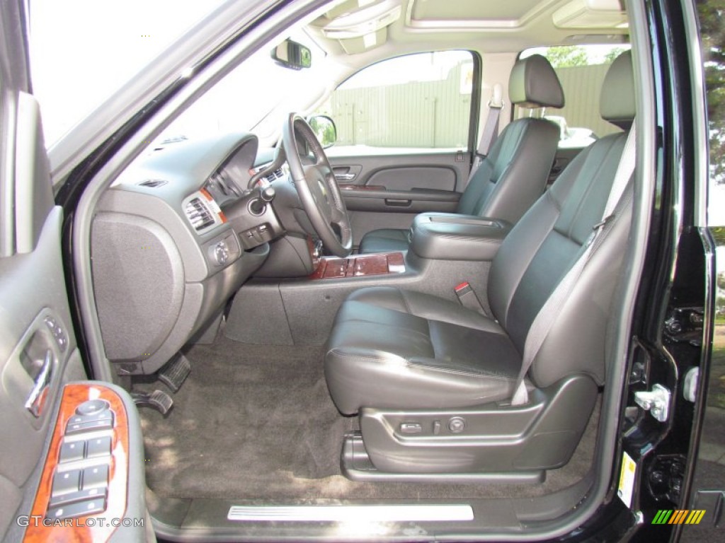 Ebony Interior 2008 Chevrolet Avalanche LTZ Photo #53462438